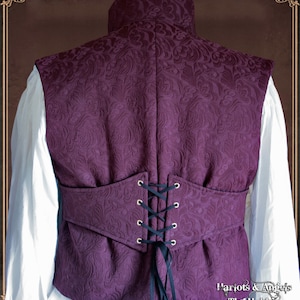 Sewing Pattern XL for Steampunk Vest, Digital Download sizes Below image 7