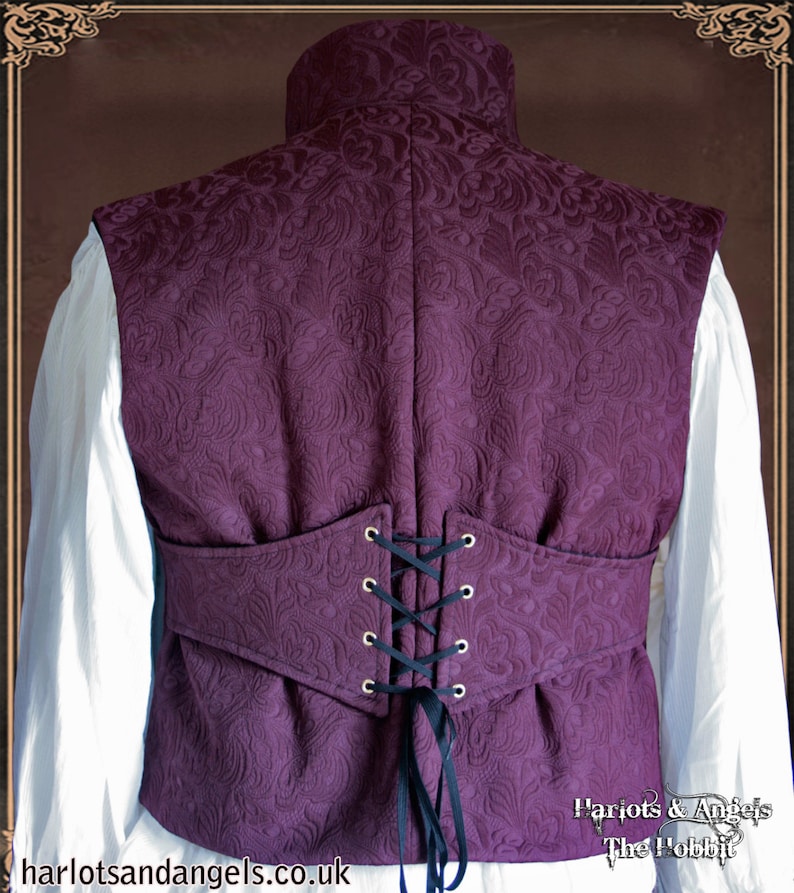 Sewing Pattern XL for Steampunk Vest, Digital Download sizes Below image 7