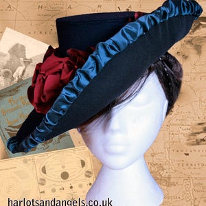 Hat Pattern, Sewing Pattern, Victorian, Tutorial, Digital Download, Instant PDF, Sherlock, Steampunk, Gothic, Burlesque, Millinery, Vintage