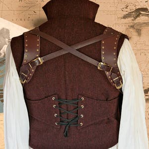 Steampunk Holster Schnittmuster, PDF-Download für Leather Work, Cosplay, Larp, Pistolenhalfter Bild 5