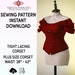 see more listings in the Corset Pattern Plus Size section