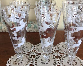 Vintage Pilsner Glasses