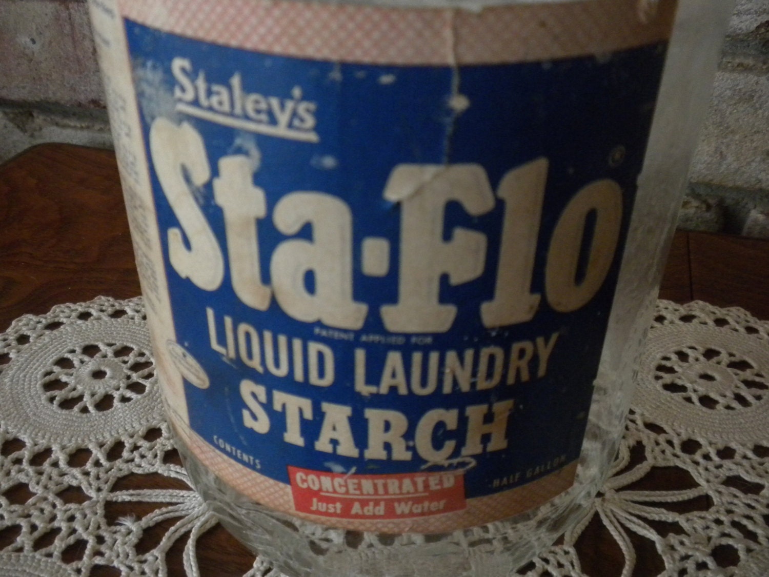 Sta-flo liquid starch - antiques - by owner - collectibles sale