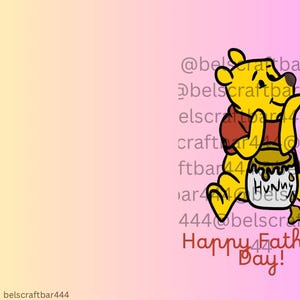 Winnie the Pooh Father’s Day Card