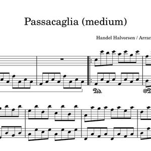 Passacaglia ( medium)