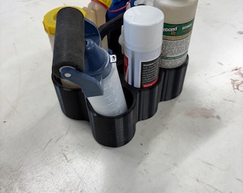 3D Printed Woodworking Glue Caddy: Superglue & Wood Glue Organizer