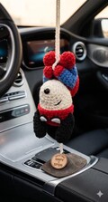 Crochet Spider Car Hanging, Spider Mirror Accessory, Handmade Amigurumi Car Decor, Cute Crochet Car Hanger product logo