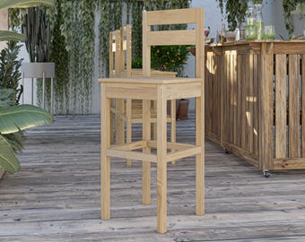 DIY PDF Bar Stool Plans – Build Stylish and Sturdy Seating for Your Home or Bar