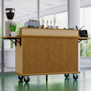 DIY PDF Collapsible Coffee Cart Plans – Build a Portable and Professional Coffee Station!