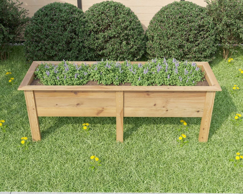 DIY PDF Raised Planter Box Plans – Build a Beautiful Garden Bed ...