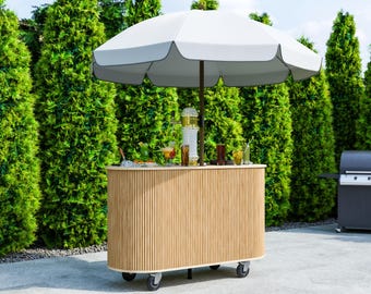 Projetos em PDF para Carrinho de Bebidas Dobrável (Faça Você Mesmo) – Design Portátil, Compacto e Ideal para Eventos