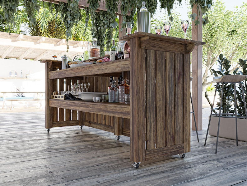 DIY PDF Outdoor Bar Plans – Build Your Own Backyard Entertainment ...