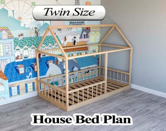 DIY PDF House Bed Plans – Twin Size for Creativity and Comfort