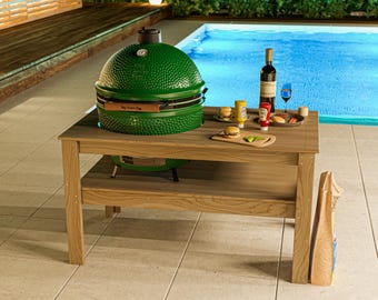 DIY PDF Big Green Egg XL Table Plans — Heavy-Duty Outdoor Cooking