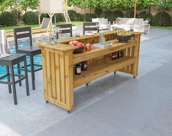DIY PDF Outdoor Bar Plans – Build a durable, stylish backyard Bar with easy instructions and instant digital delivery!