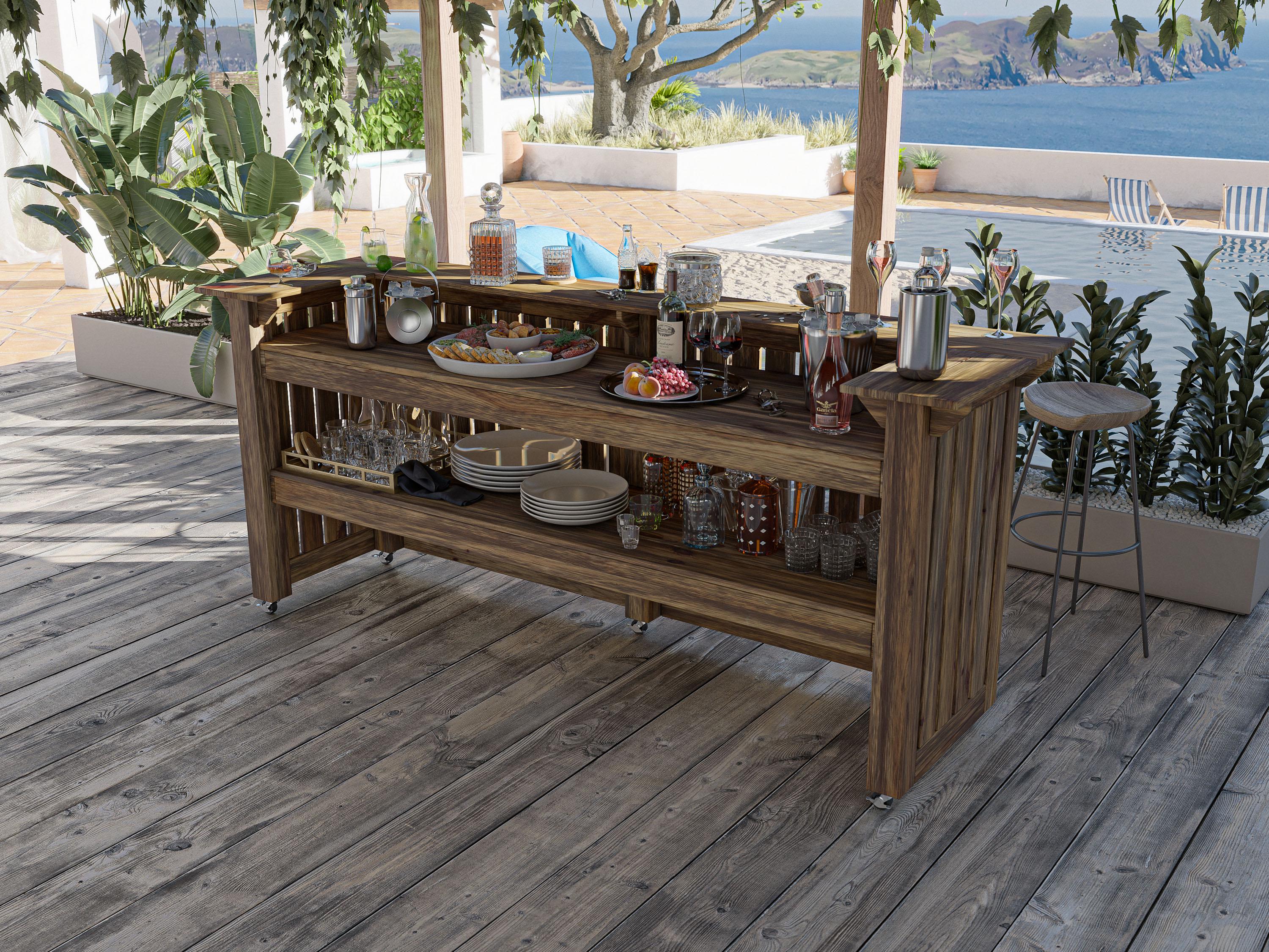 DIY PDF Outdoor Bar Plans – Build Your Own Backyard Entertainment ...