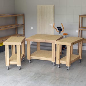 DIY PDF Sectional Mobile Workbench Plans – Build a Flexible, Modular Workspace