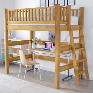 DIY PDF Loft Bed Plans – Twin Size for Space-Saving and Style
