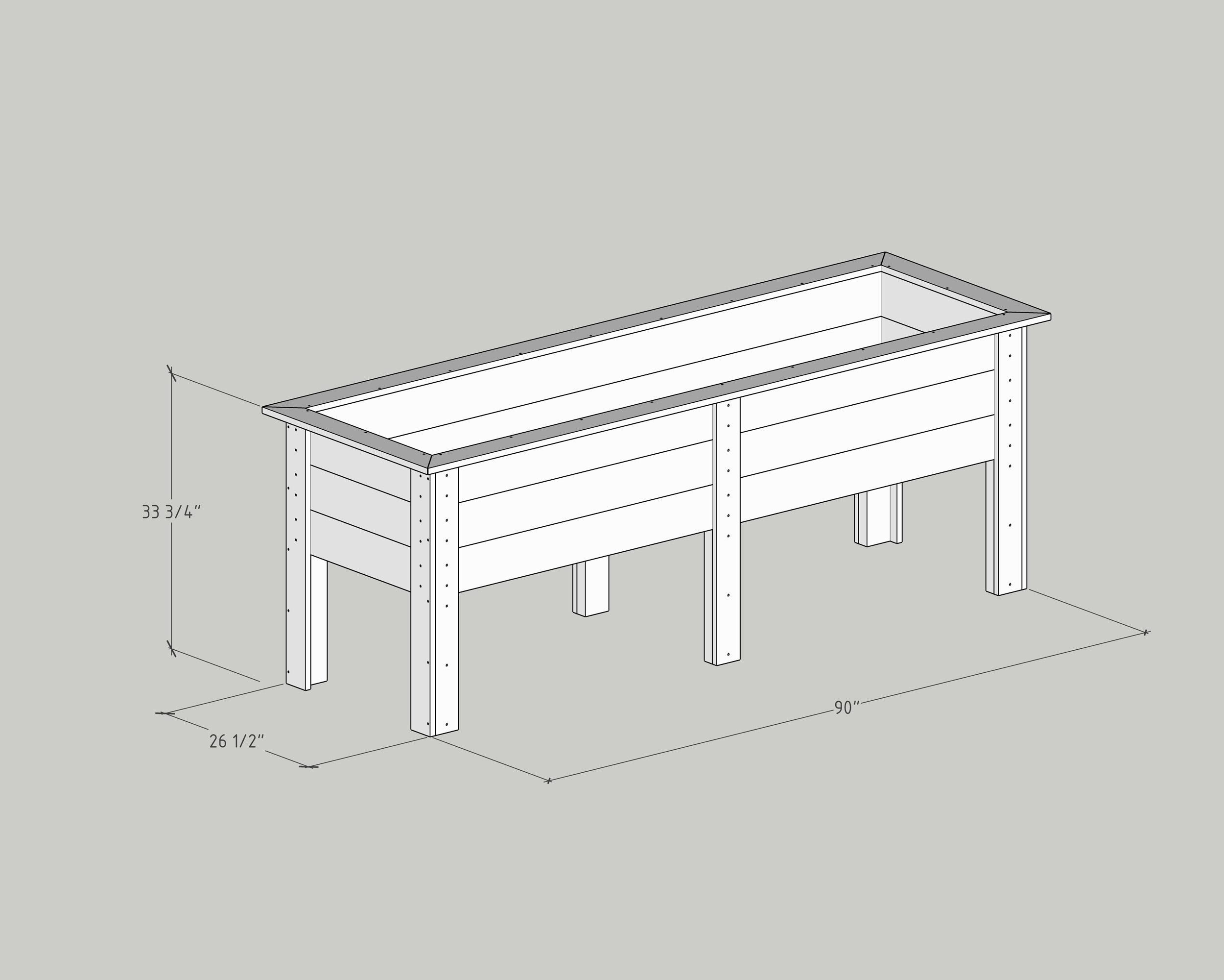 DIY PDF Raised Planter Box Plans – Build a Beautiful Garden Bed ...
