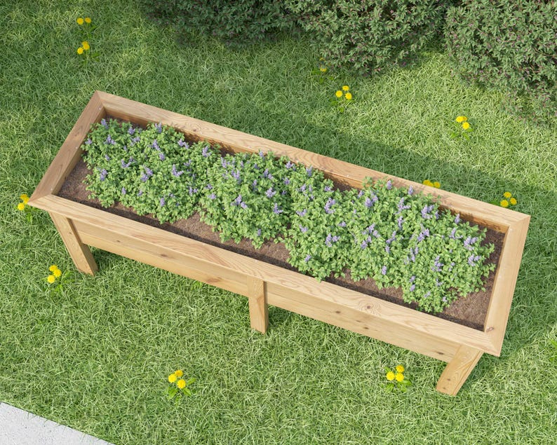 DIY PDF Raised Planter Box Plans – Build a Beautiful Garden Bed ...