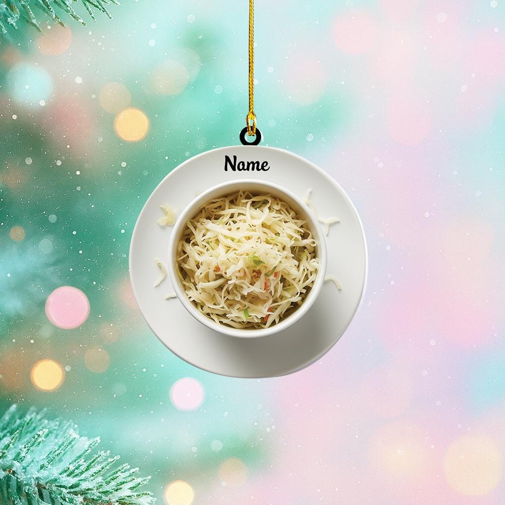 Discover Personalized Sauerkraut Christmas Ornament, Food Ornament, Cooking Ornament, Cuisine Ornament, Kitchen Ornament Holiday Decor