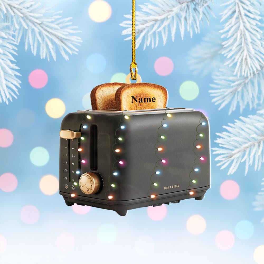 Discover Personalized Toaster Christmas Ornament, Toaster 2D Flat Ornament Decor, Toaster Ornament Gift, Toaster Lovers Gift