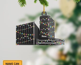 Personalized Computer Server Christmas Ornament PC Computer Ornament Gaming Computer Ornament Computer Engineer Ornament Gift TD-0928-J86T