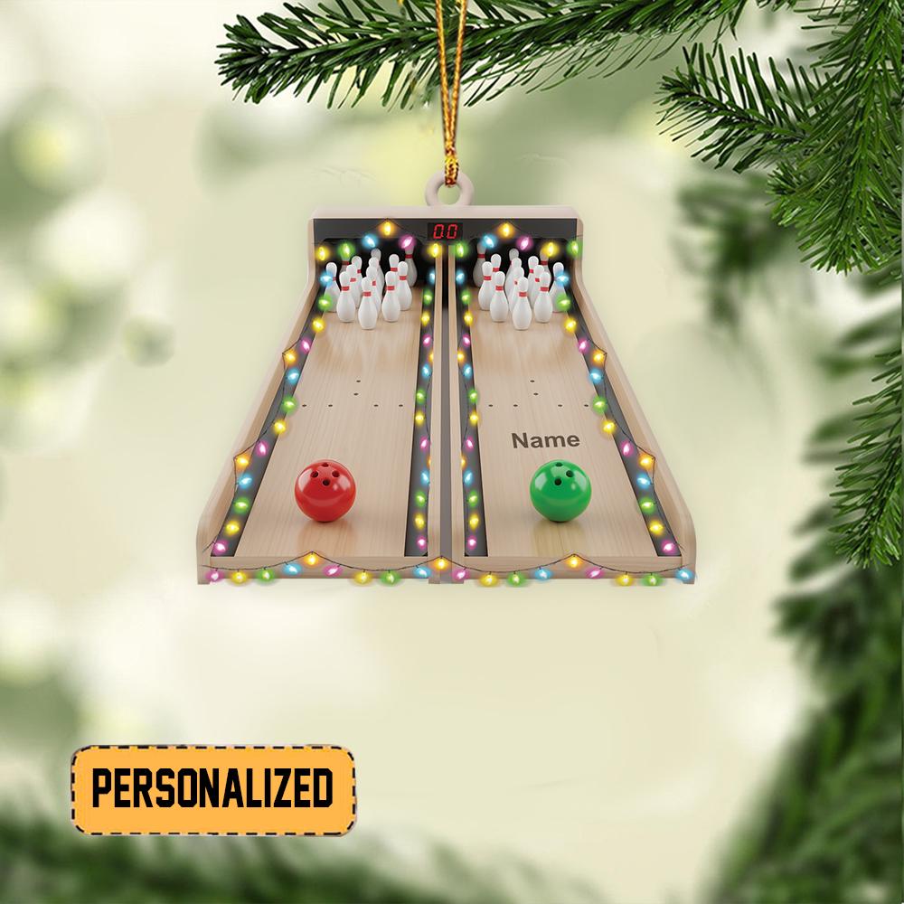 Discover Personalized Bowling Club Christmas Ornament, Bowling Players Ornament, Bowling Lovers Ornament Gift, Bowling Strike Ornament