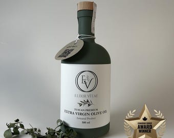 Tuscan Extra Virgin Olive Oil: Artisanal EVOO, Rich in Antioxidants (2025 Harvest)