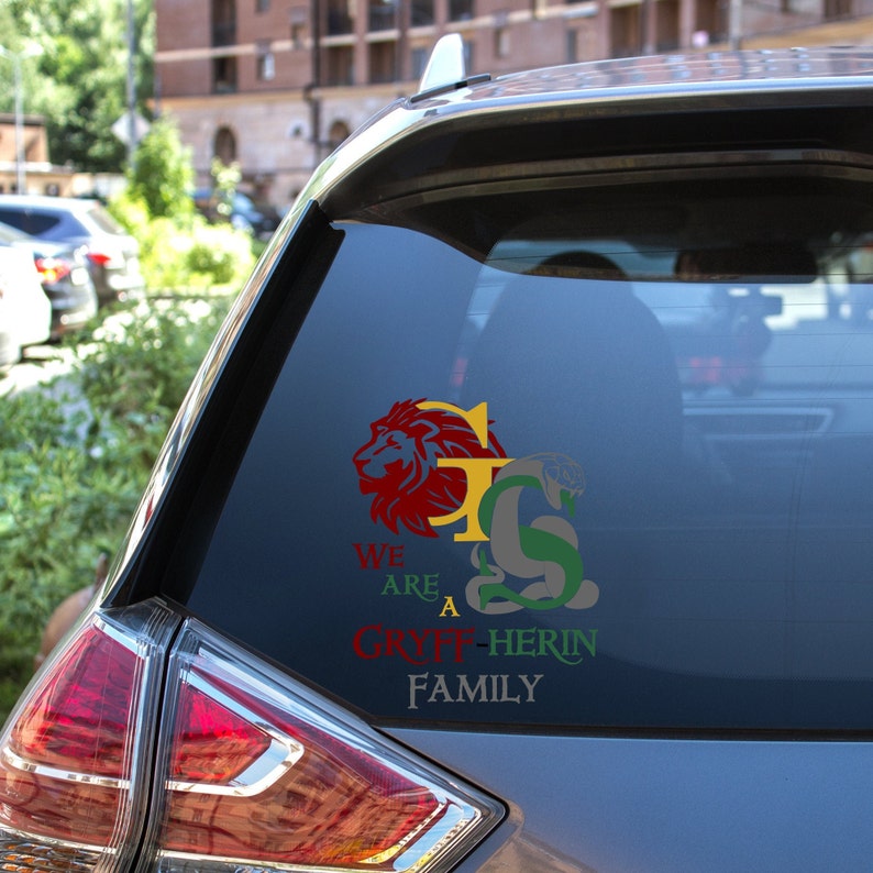 Download Clip Art Cutting File Vector File Harry Potter Shirt Gryff Herin Family Gryffindor And Slytherin Svg Harry Potter Svg Png Eps Dxf Digital Download Art Collectibles