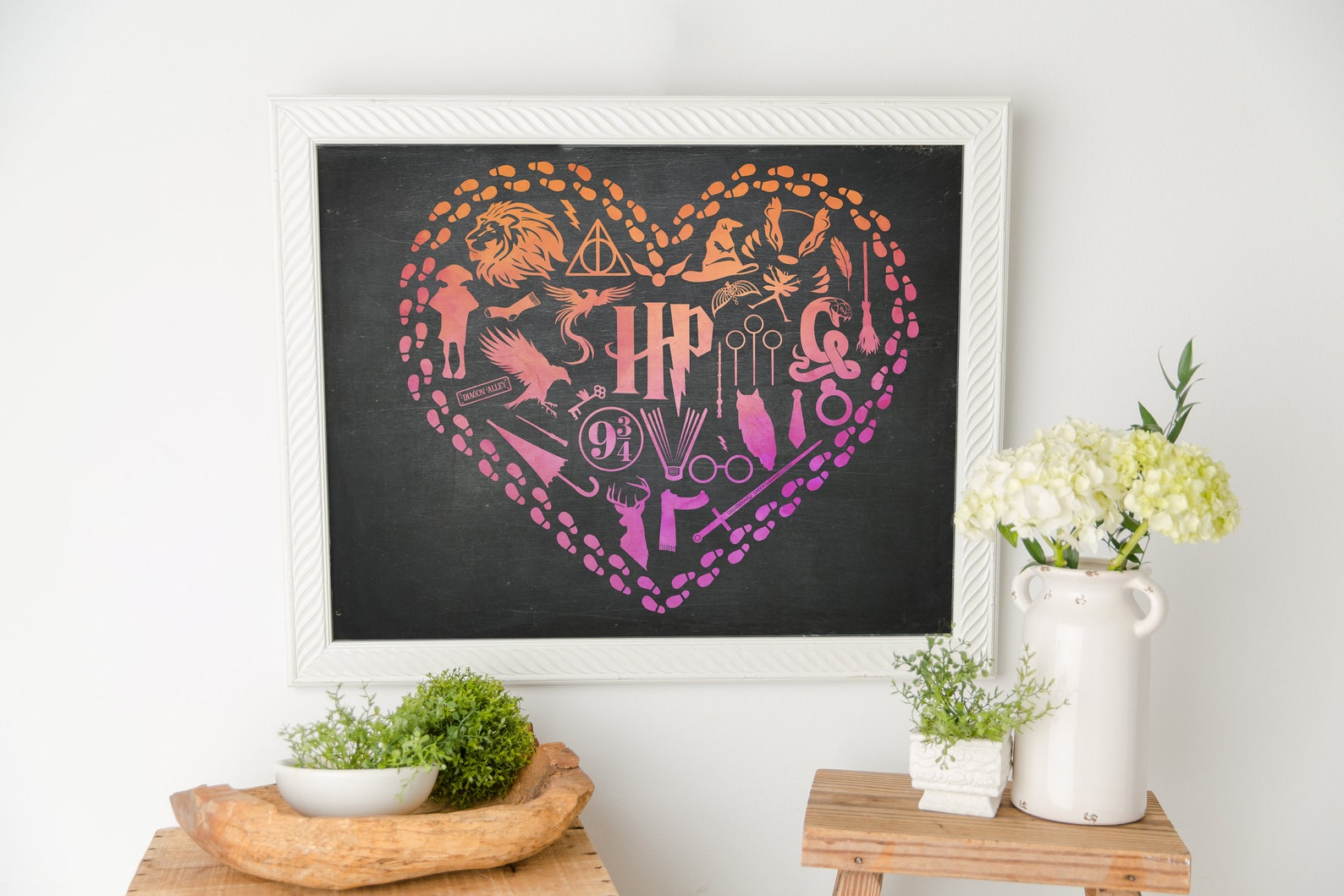 Harry Potter Heart SVG Png Jpg Eps Dxf Digital Download | Etsy