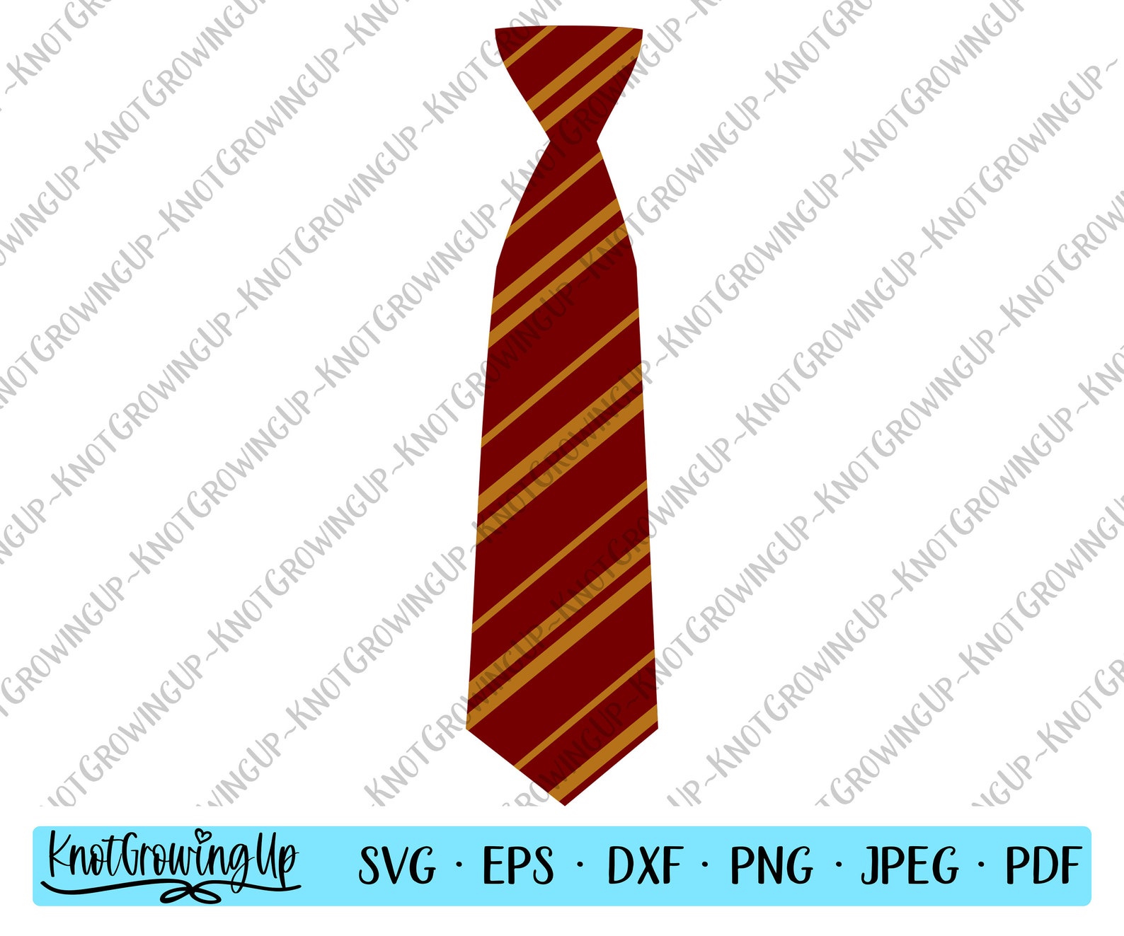 Gryffindor Tie Harry Potter SVG Digital PNG for Harry Potter | Etsy