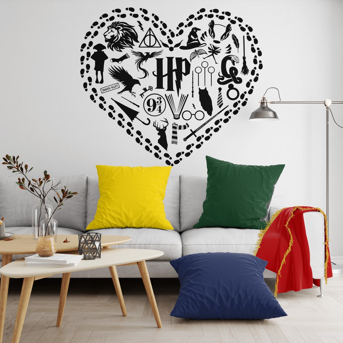 Harry Potter Heart SVG Png Jpg Eps Dxf Digital Download | Etsy