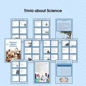 Jeu de cartes scientifiques amusantes pour enfants et adolescents – 84 questions scientifiques amusantes avec réponses – jeu éducatif – cartes-éclair sur les STIM – jeu en solo ou en équipe