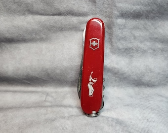 Victorinox Golfer Retired Model 91mm Red Swiss Army Knife/ Multi Tool