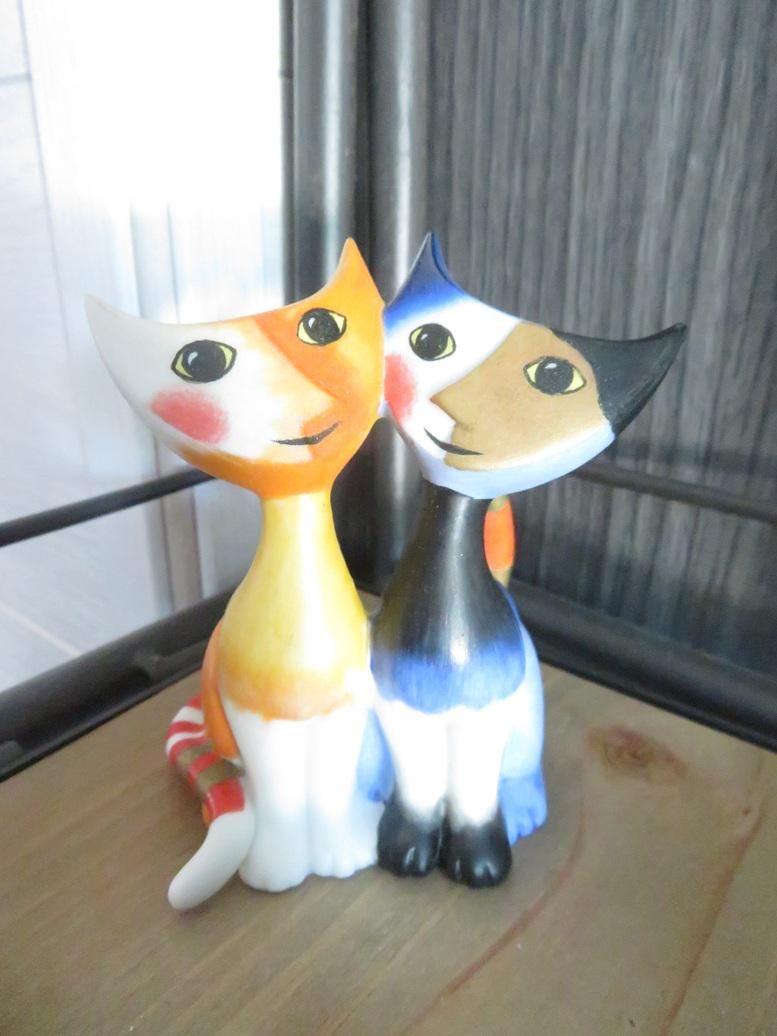 Sabino Glass Cat - Etsy