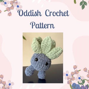 Oddish Crochet Pattern