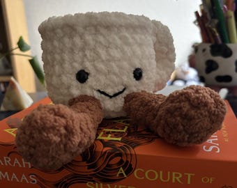 Handmade Crochet Amusable Latte