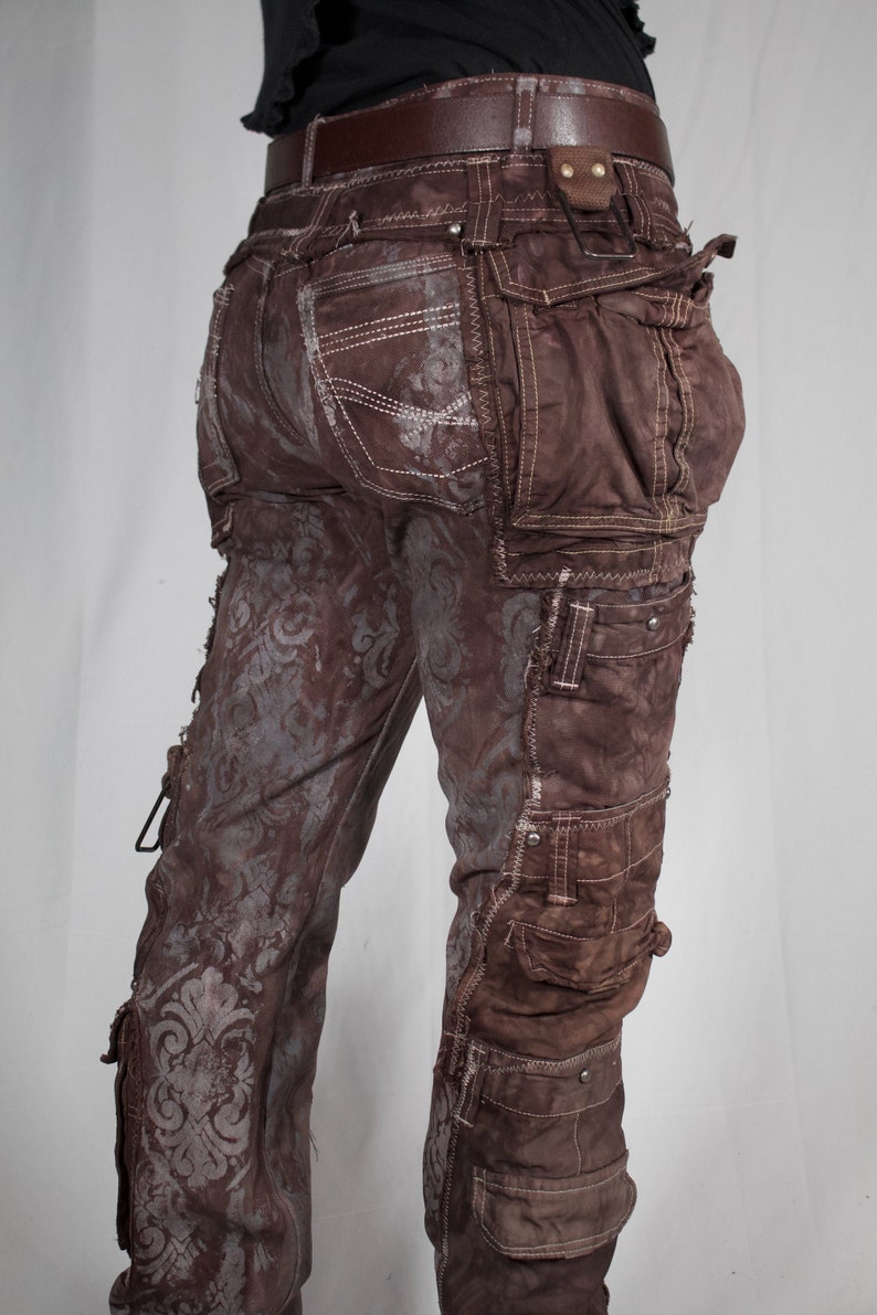 punk patch pants