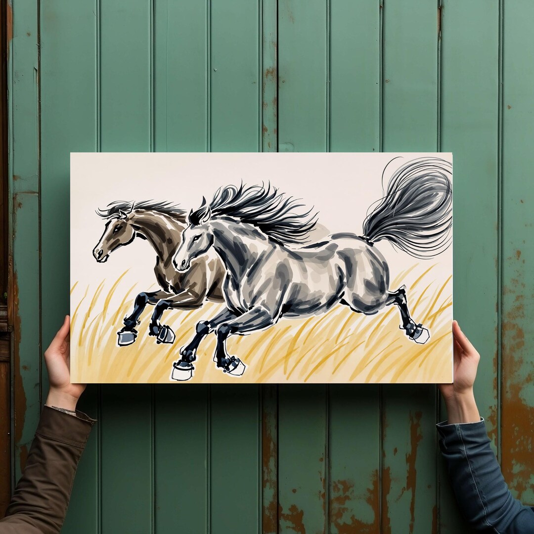 オマージュアート　黒馬 オマージュアート 黒馬 Amazon.co.jp: Trademark Fine Art 18x24インチ