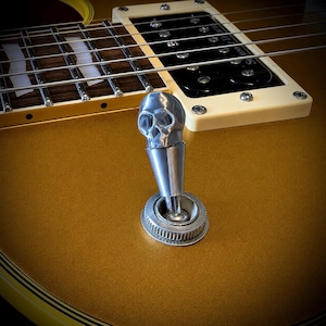 Ponta do interruptor de guitarra Silver Skull