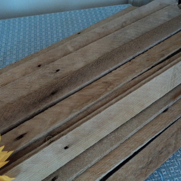 reclaimed lath boards salvaged wood for craft projects