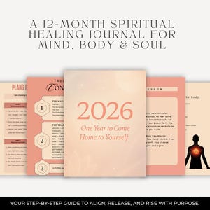 Diario di guarigione spirituale di 12 mesi / Quaderno di esercizi per l'integrazione del sistema nervoso (download in PDF)