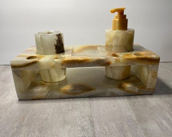 Onyx 3 piece bathroom set