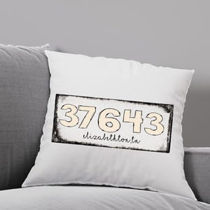 Custom Zip Code PNG, Personalized Hometown Design, City and State Sublimation File, Digital Download