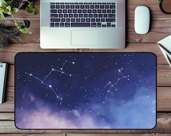 Alfombrilla de escritorio Noche Estrellada: Alfombrilla de ratón con constelaciones astronómicas