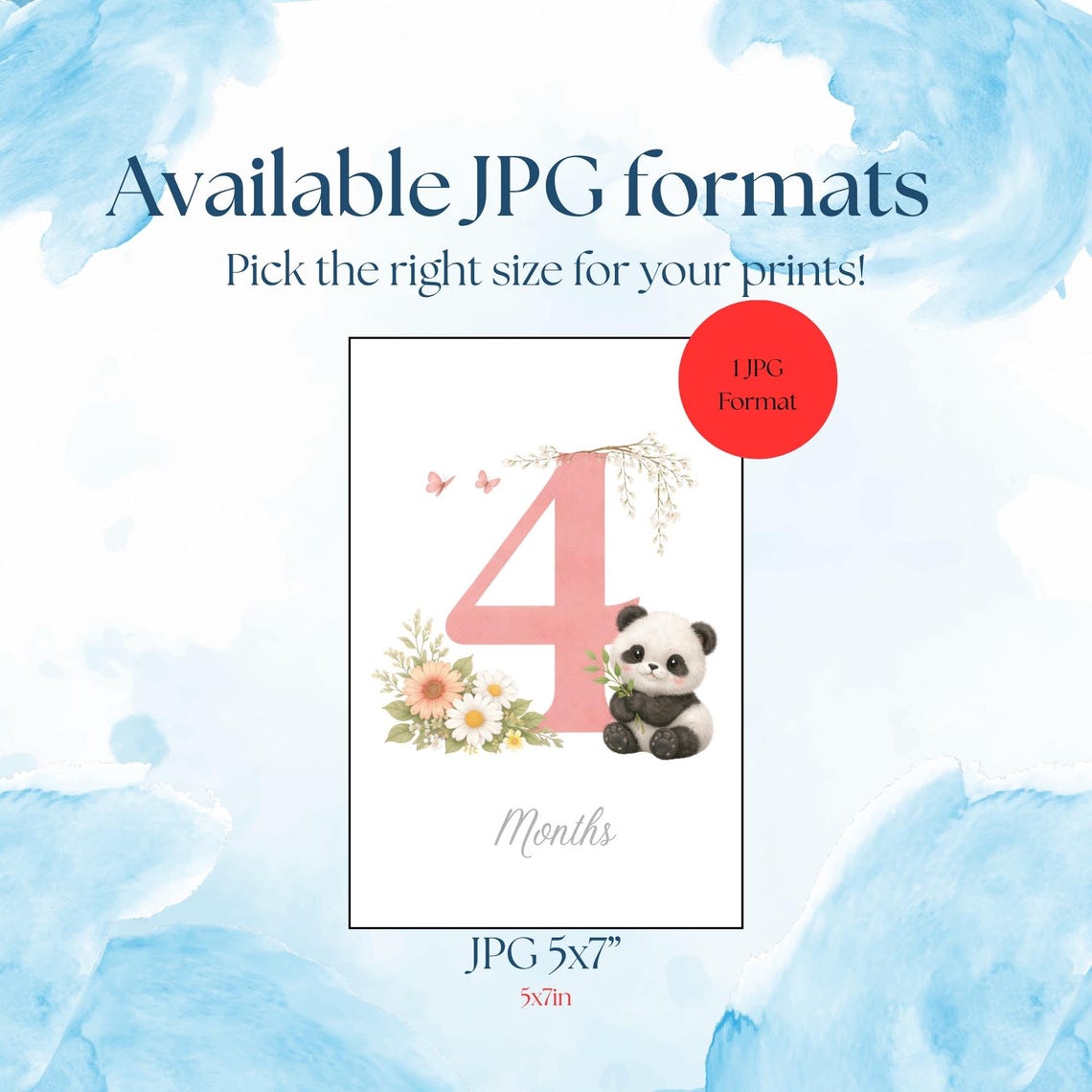 Printable Baby Girl Milestone Cards | Monthly Milestones | 5x7 Digital ...