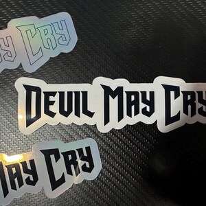 Logotipo de Anime de DMC - Devil May Cry - Pegatinas de Anime