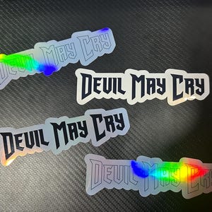 Logo DMC Anime - Devil May Cry - Autocollants holographiques