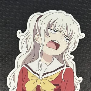 Nao con los ojos en blanco - Charlotte - Pegatinas de anime
